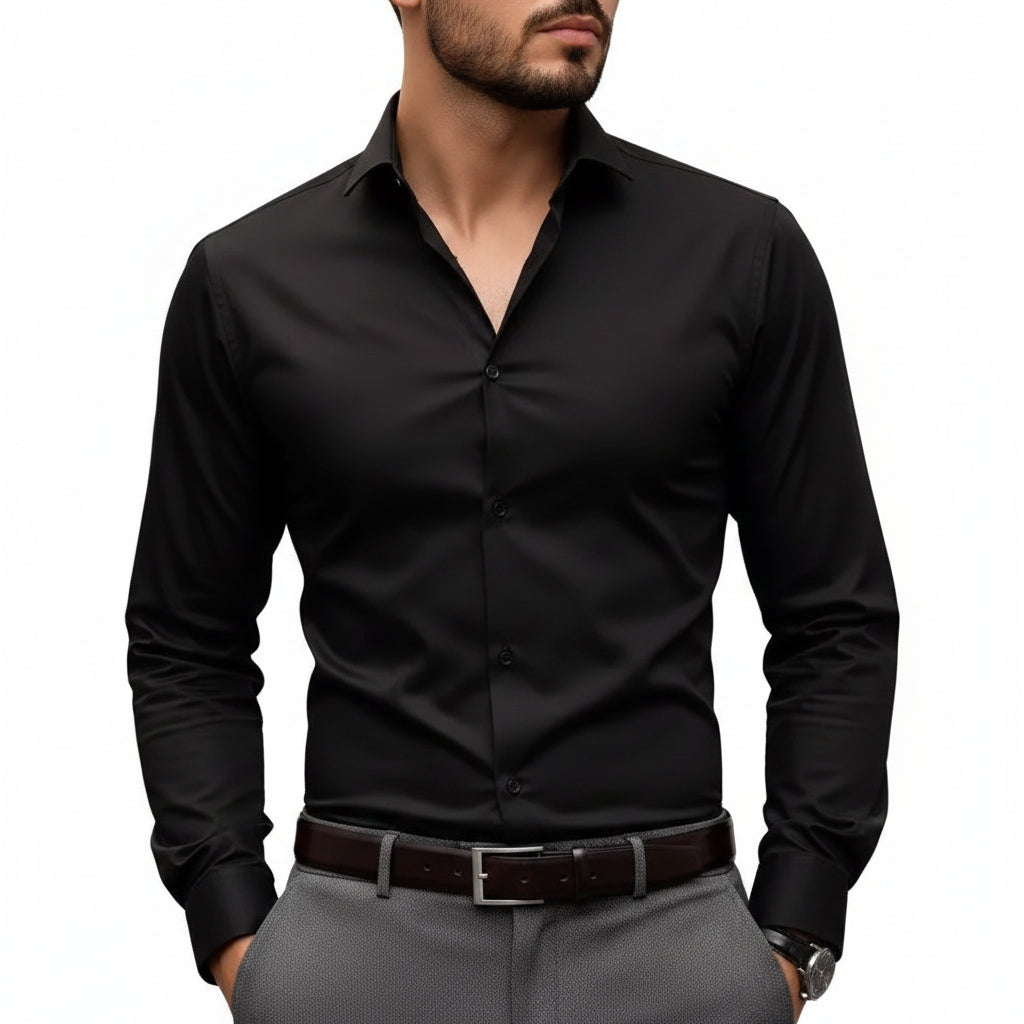 Men’s Casual Stretch Cardigan Jacket – Comfortable Everyday Style-HighTouch