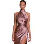 Wedding Guest Dress with Slit-HighTouch