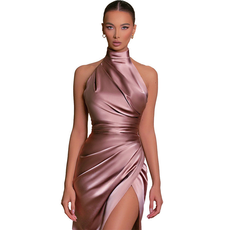 Wedding Guest Dress with Slit-HighTouch