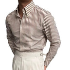 Spring Seersucker Series Shirt Men-HighTouch