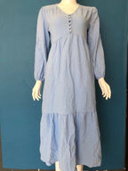 Cotton Linen Dress – Breathable Solid Color Collection-HighTouch