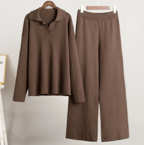 Women's Knitted Two-Piece Set-HighTouch