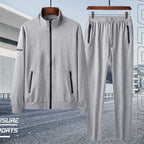 Men’s Cotton Stretch Tracksuit Set – Casual Sportswear Outfit-HighTouch