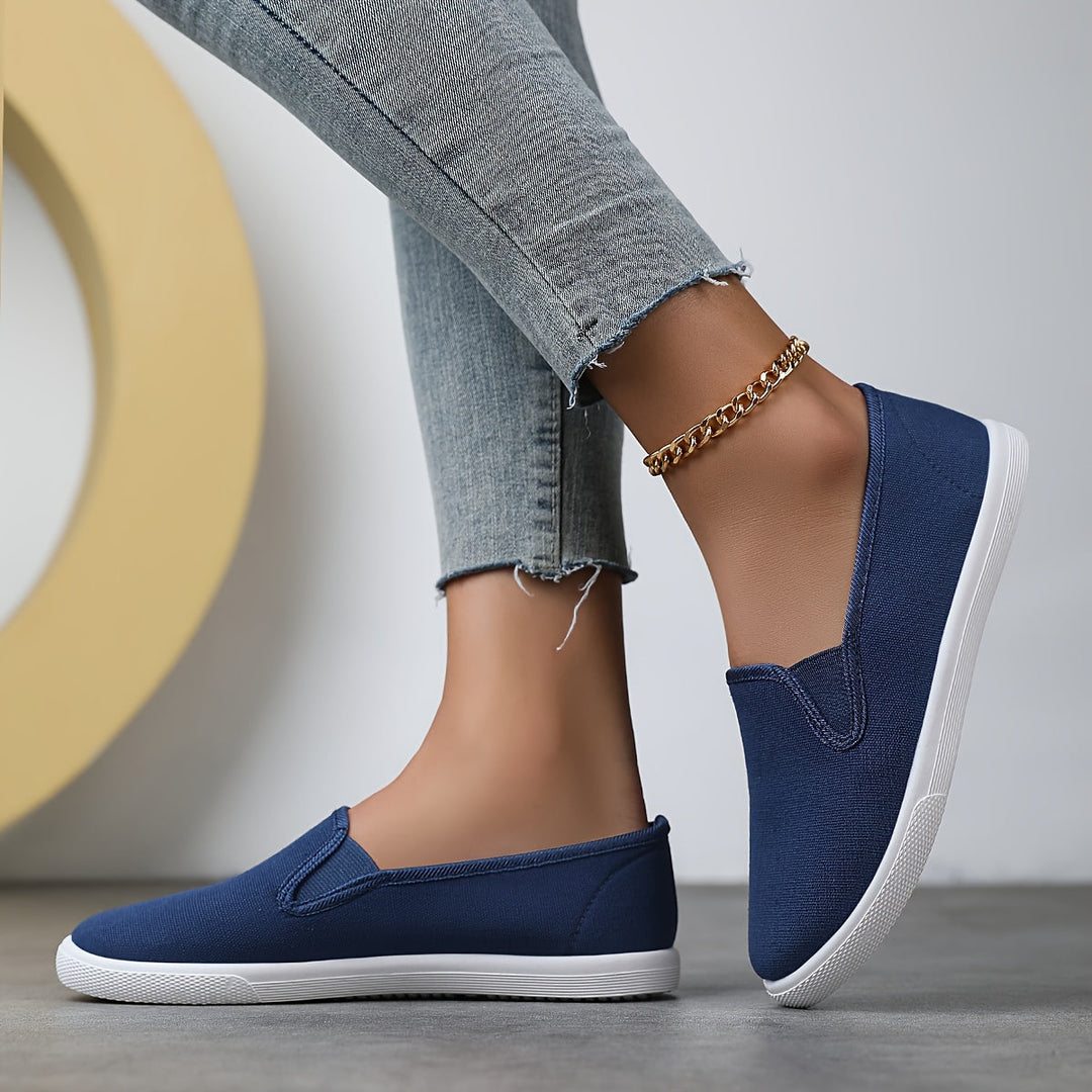 Women's Slip On Walking Shoes - Lightweight Breathable Mesh Loafers