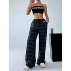 Leopard Print Floral Print Casual Jumpsuit Wide Leg Loose-HighTouch