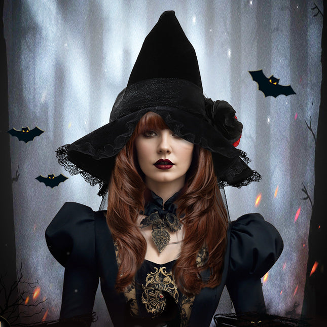 Baroque Witch Hat Costume Accessory