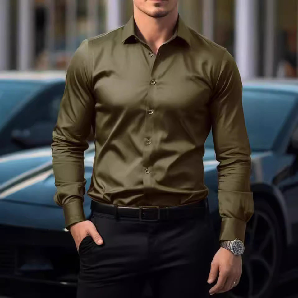 Men’s Casual Stretch Cardigan Jacket – Comfortable Everyday Style-HighTouch