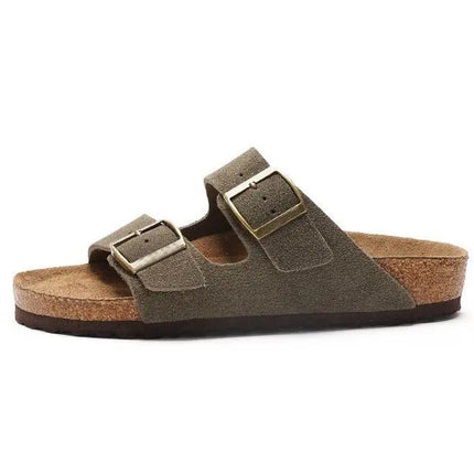 Belt Buckle Sandals Cross-Border Plus Size Flat Slippers for Women Summer