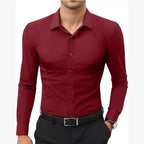 Men’s Casual Stretch Cardigan Jacket – Comfortable Everyday Style-HighTouch