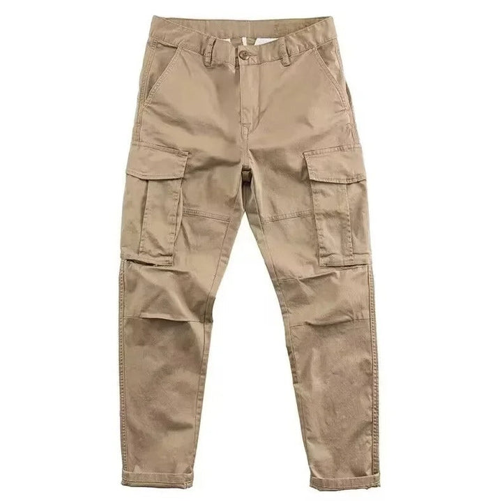 Men's Cargo Pants – Cotton Twill Tapered Fit