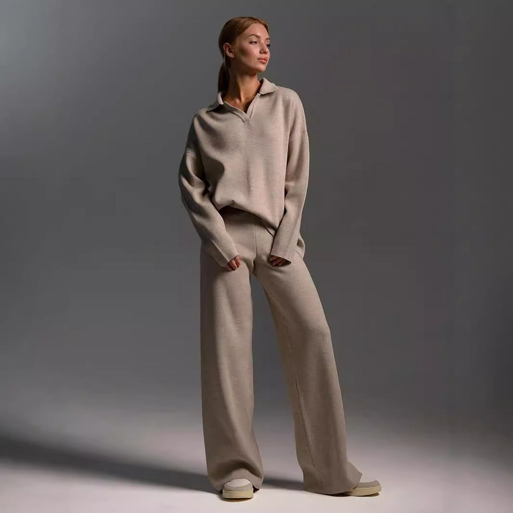 Women's Knitted Two-Piece Set-HighTouch