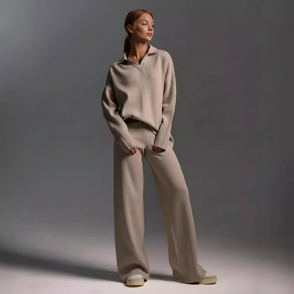 Women's Knitted Two-Piece Set-HighTouch