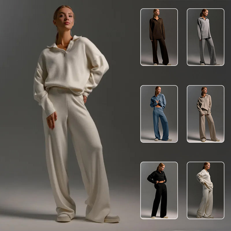 Women's Knitted Two-Piece Set-HighTouch