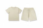 Washed and Worn Dyed Bright White Short Sleeve-HighTouch