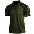 Polo Shirt Lapel Zipper Short-sleeved T-shirt Men-HighTouch