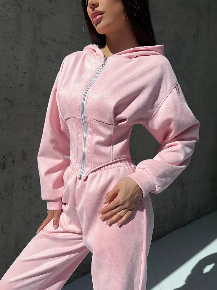 Women’s Streetwear Zipper Waist Jacket – Hipster Style-HighTouch