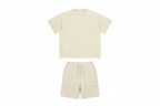 Washed and Worn Dyed Bright White Short Sleeve-HighTouch