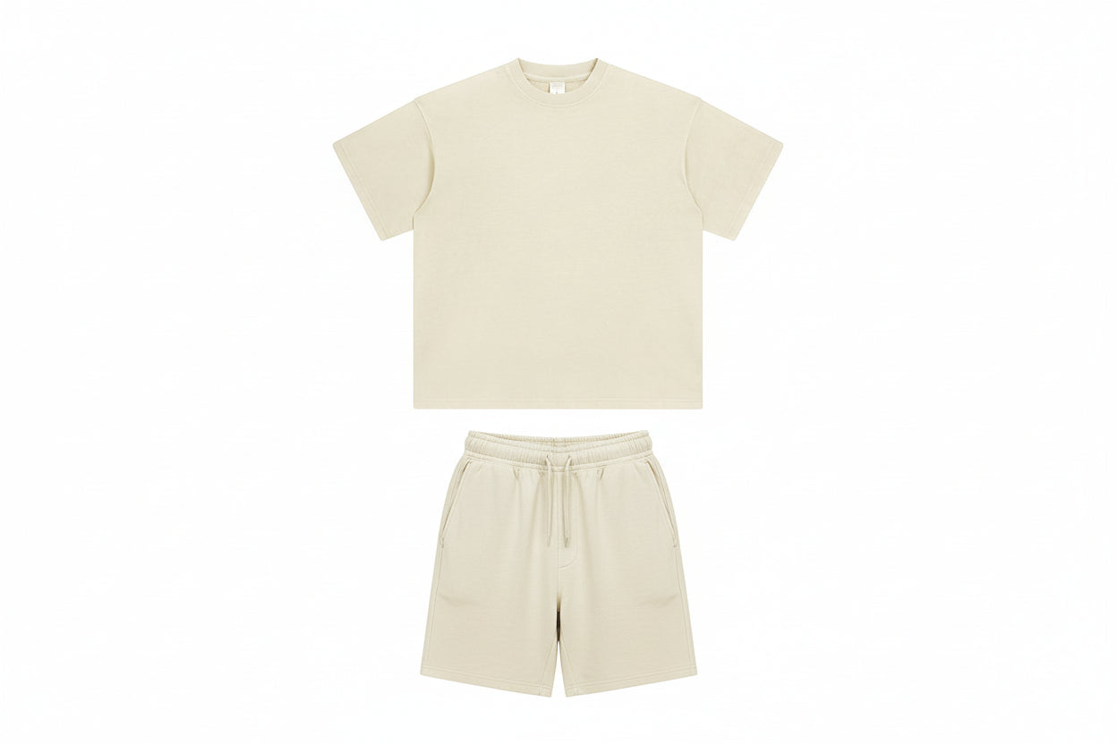 Washed and Worn Dyed Bright White Short Sleeve-HighTouch