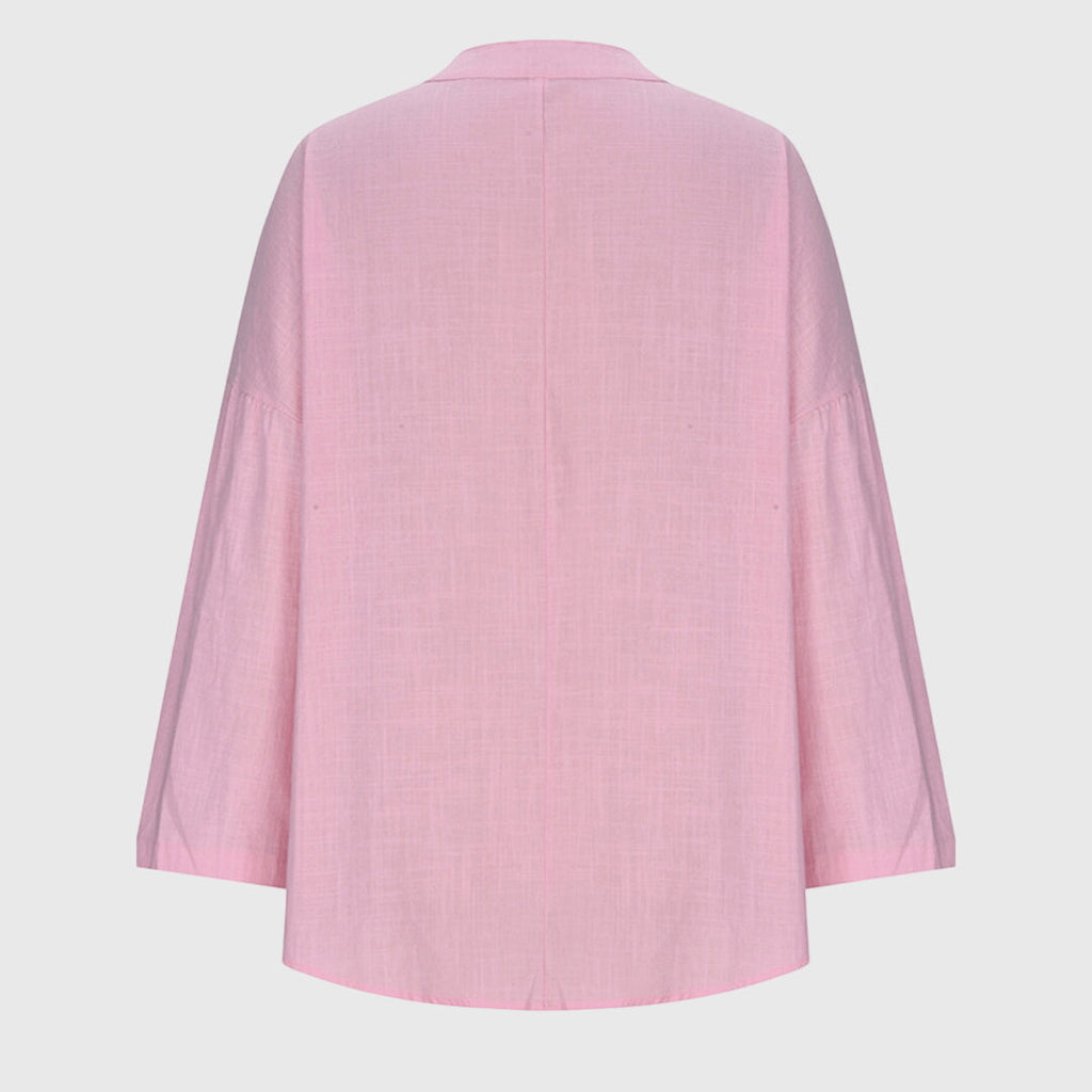 Lenara Linen Beach Shirt Luxe
