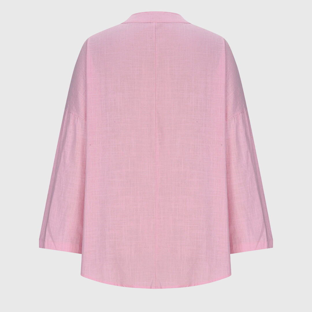 Lenara Linen Beach Shirt Luxe