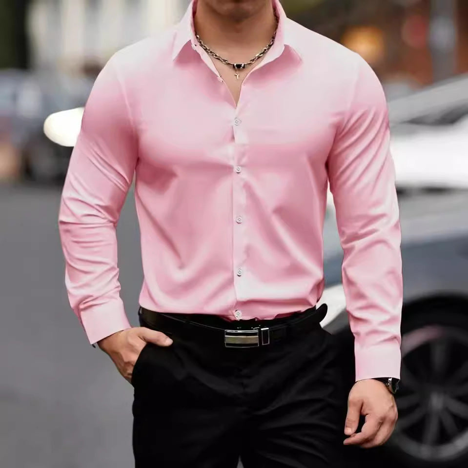 Men’s Casual Stretch Cardigan Jacket – Comfortable Everyday Style-HighTouch