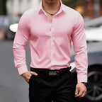 Men’s Casual Stretch Cardigan Jacket – Comfortable Everyday Style-HighTouch