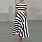 Chic Striped Dress for Any Occasion-HighTouch