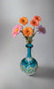 Glazed Blue Beaker Vase - HighTouch 