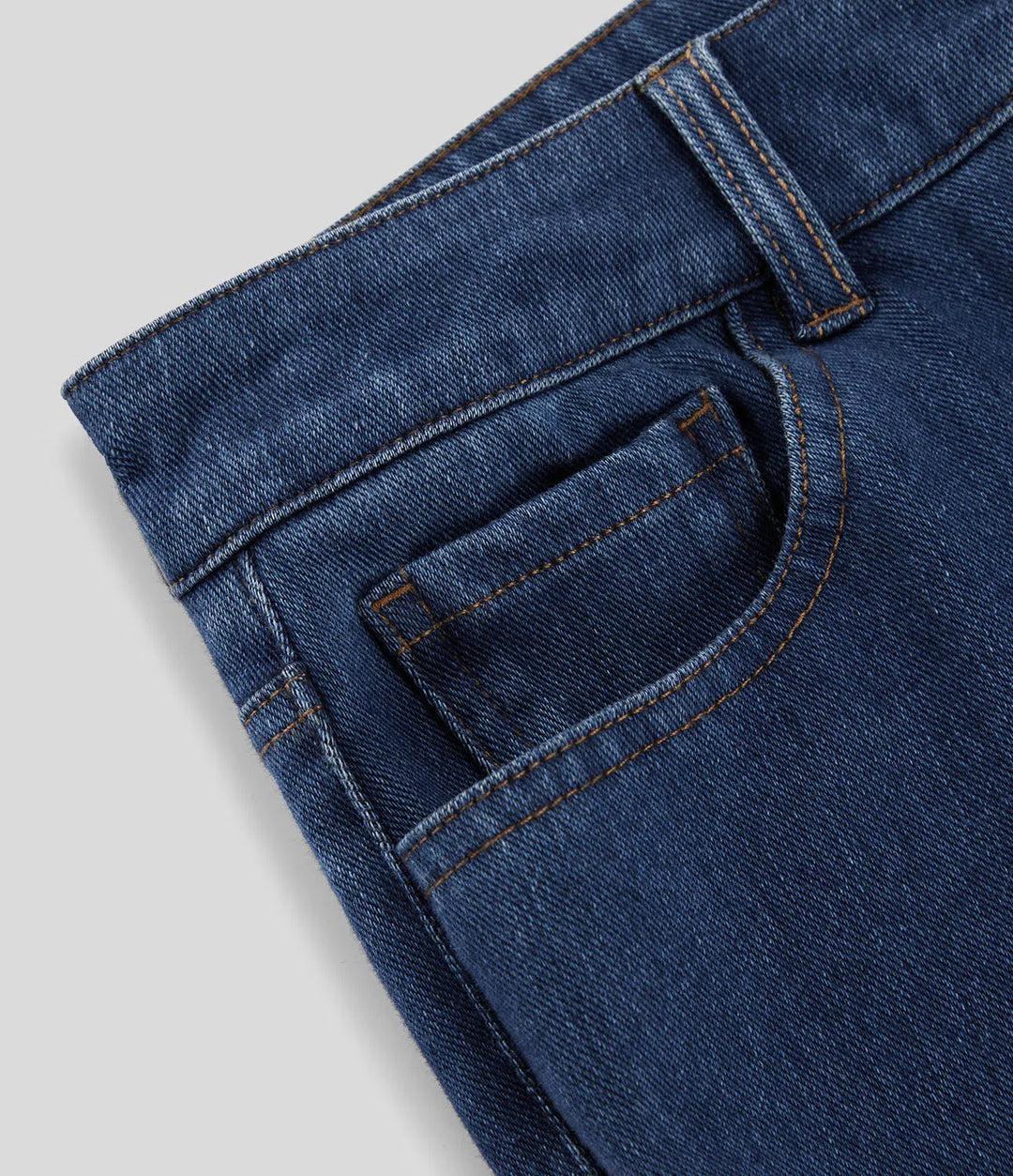 Bootcut Jeans Women Mid Rise Washed Denim with Pockets