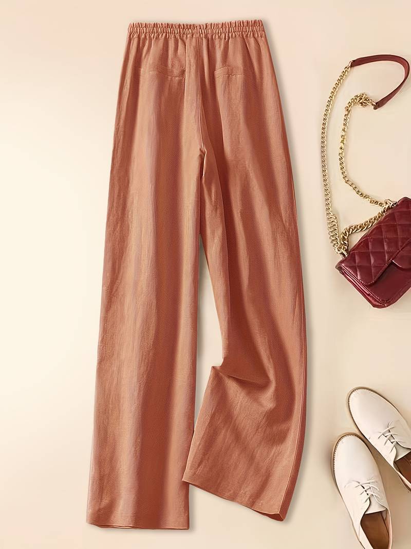 Cherry| Relaxed Drawstring Pants