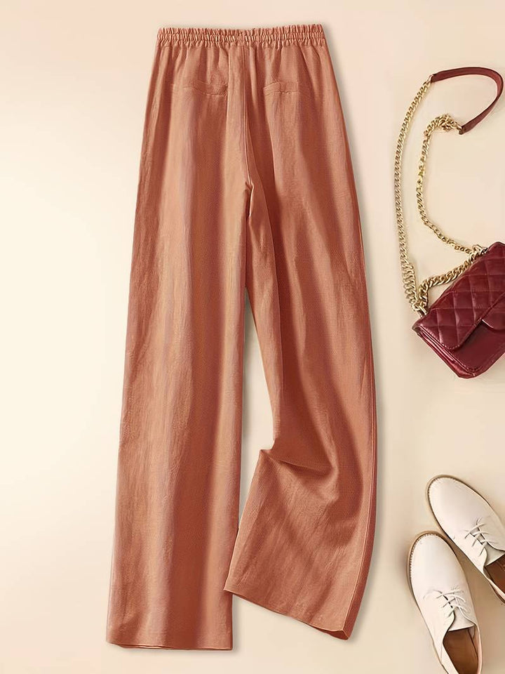 Cherry| Relaxed Drawstring Pants