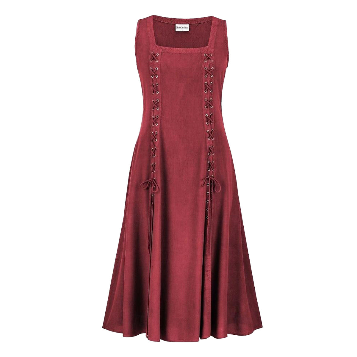 Cotton & Linen Medieval Renaissance Dress – Unisex Historical Style-HighTouch