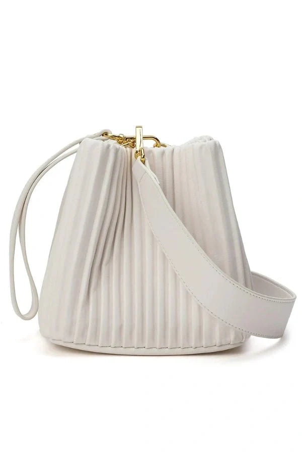 Celina Shoulder Bag - PU Leather Structured Convertible Carry
