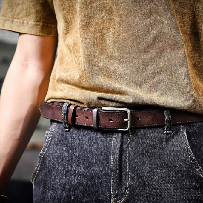 Men's Full-Grain Leather Belt – Buckhorn