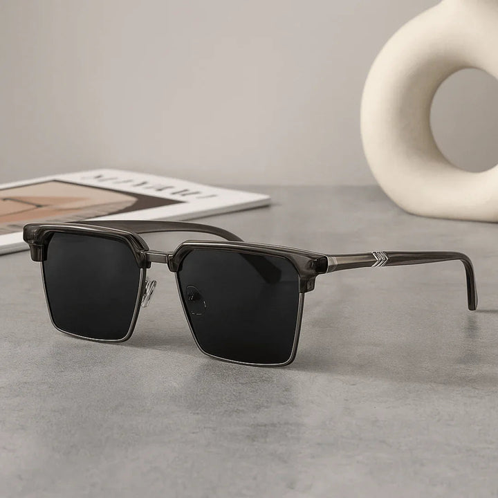 Unisex UV400 Square Sunglasses – Gradient Lenses