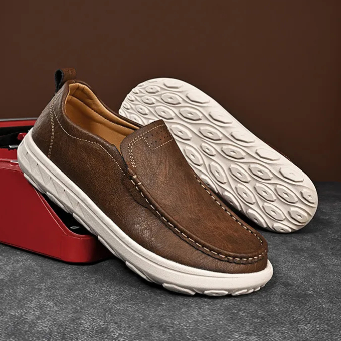 Men’s Leather Loafers – Smart Slip-On Comfort