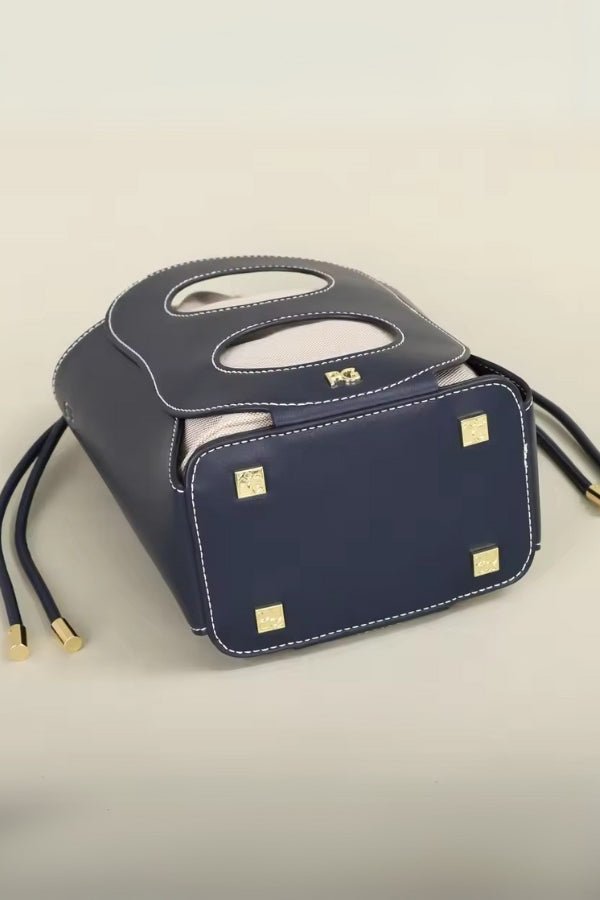 Irisa Crossbody Bag - PU Leather Cut-Out Design