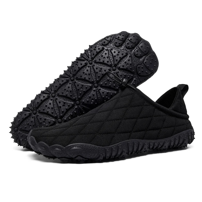 Men’s Quilted Walking Shoes – Lightweight & Warm
