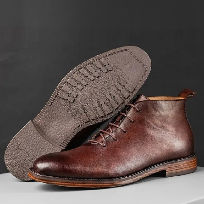 Bradford City Leather Boot | Men's Classic Casual Ankle Boots