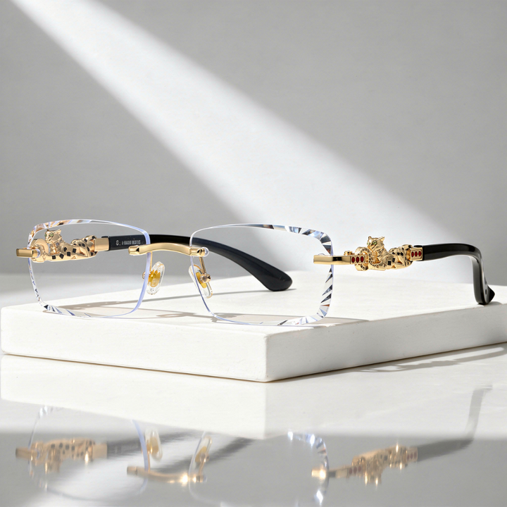 Rimless Sunglasses with UV400 Protection