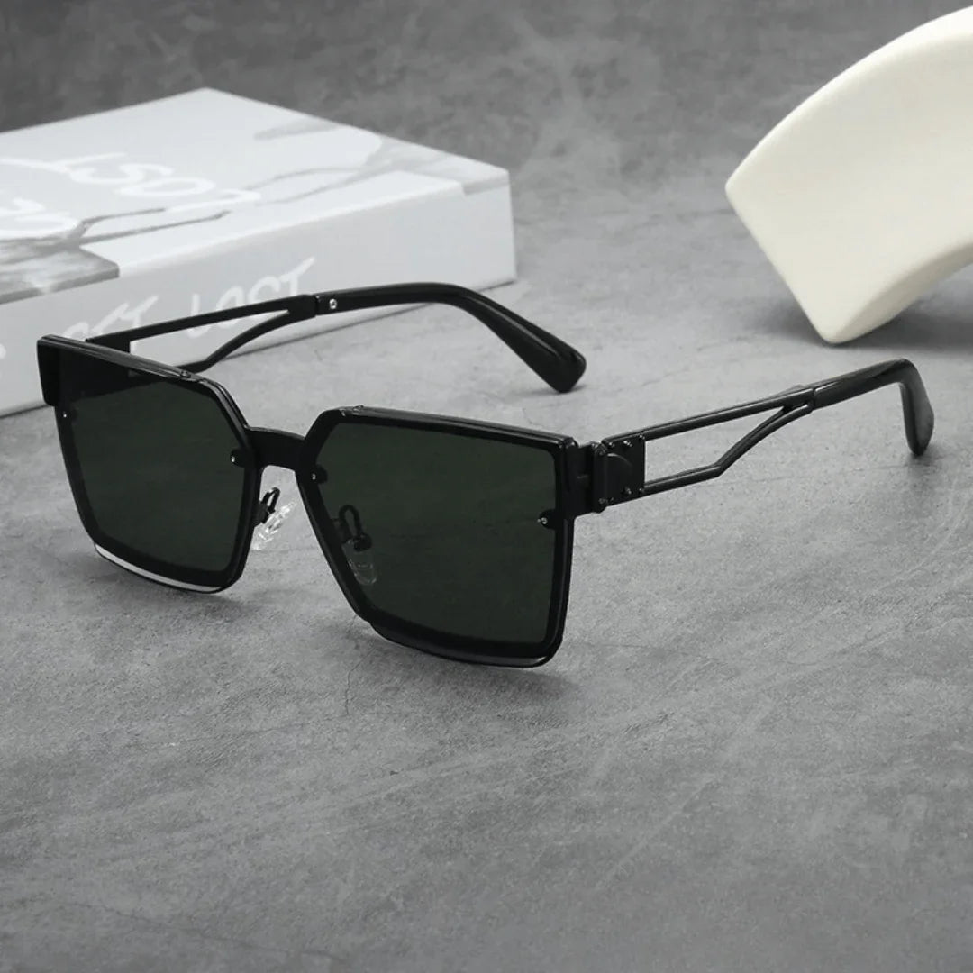 Men's Oversized UV400 Square Sunglasses – Gradient