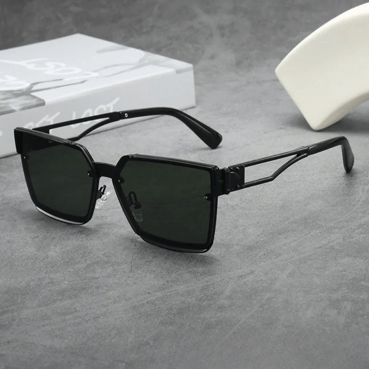 Men's Oversized UV400 Square Sunglasses – Gradient