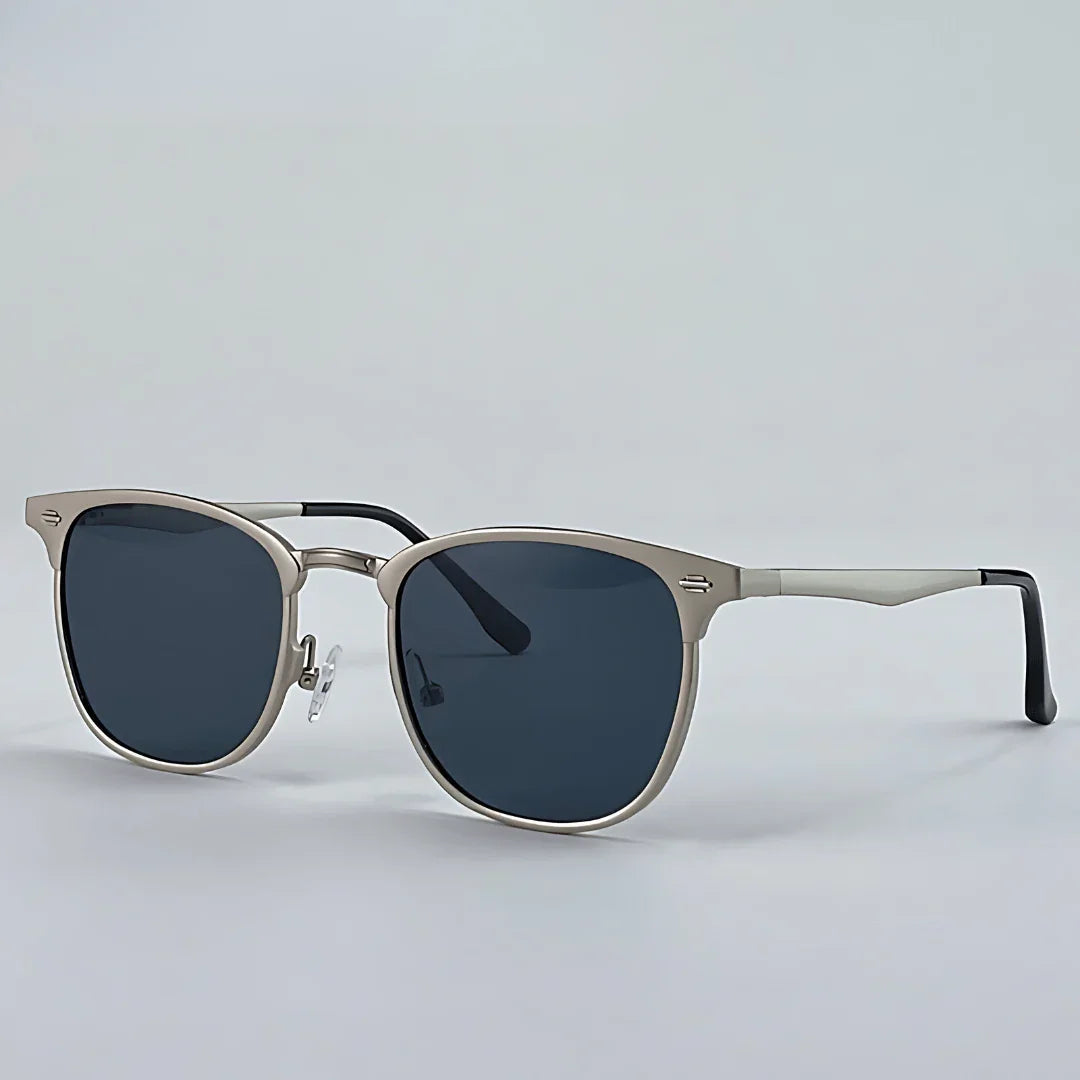 Men's UV400 Clubmaster Sunglasses – Tinted Lenses