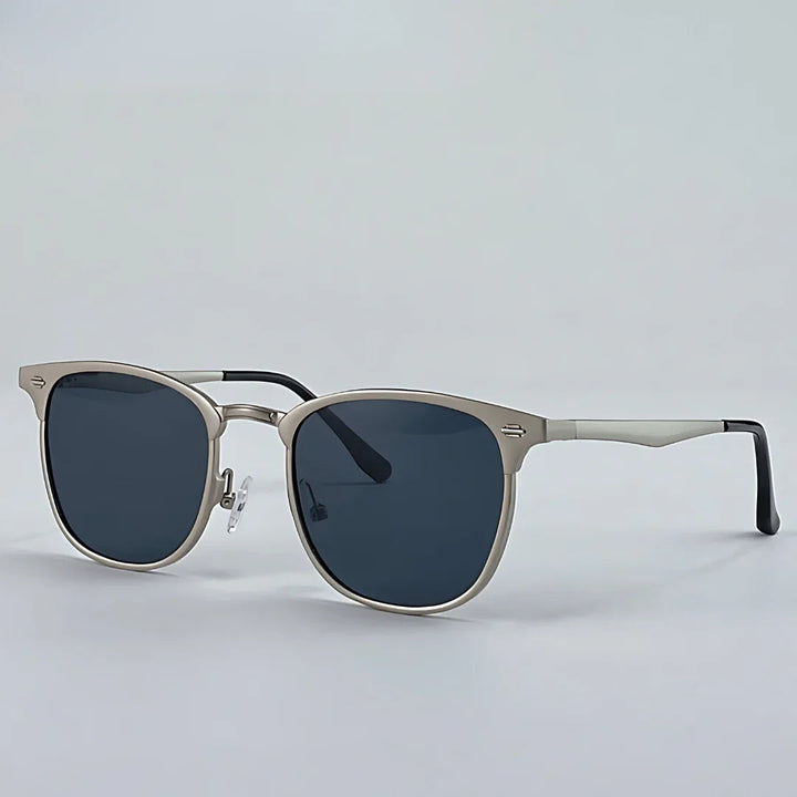 Men's UV400 Clubmaster Sunglasses – Tinted Lenses