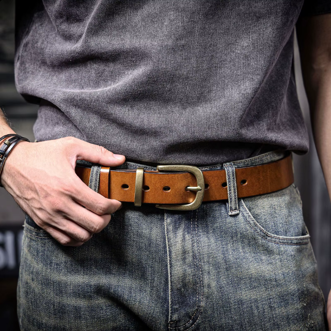 Men's Full-Grain Leather Belt – Harlan