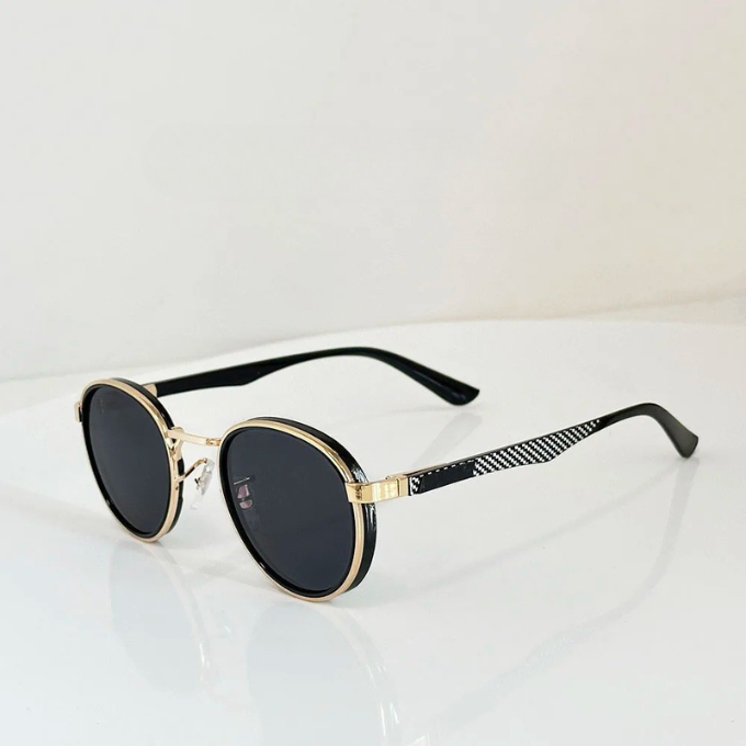 Men's Round Sunglasses – Belmont Retro Metal Frame