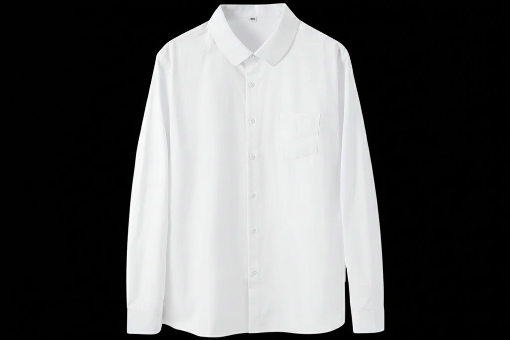Men’s Classic Formal Shirt Long Sleeve Office Wear-HighTouch