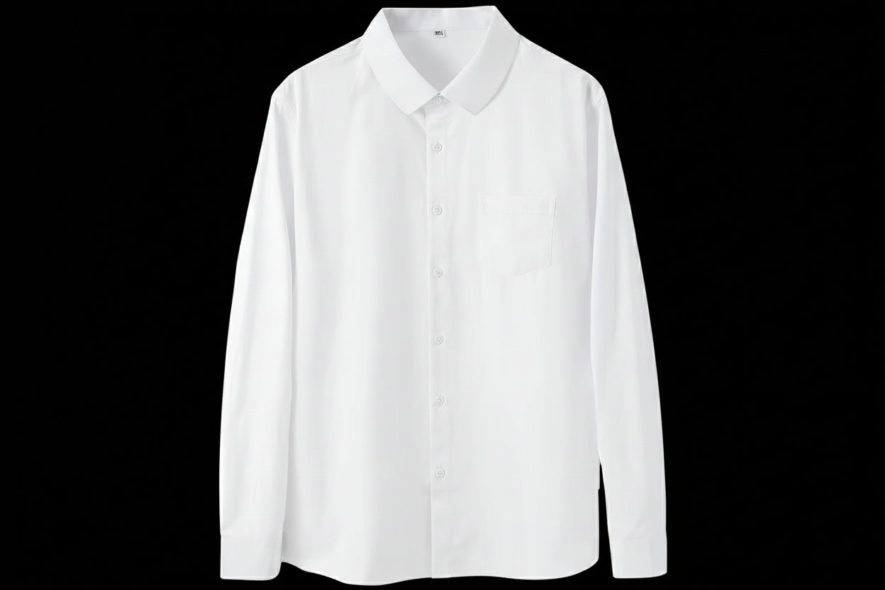 Men’s Classic Formal Shirt Long Sleeve Office Wear-HighTouch