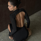 Women’s Flattering Midi Dress-HighTouch