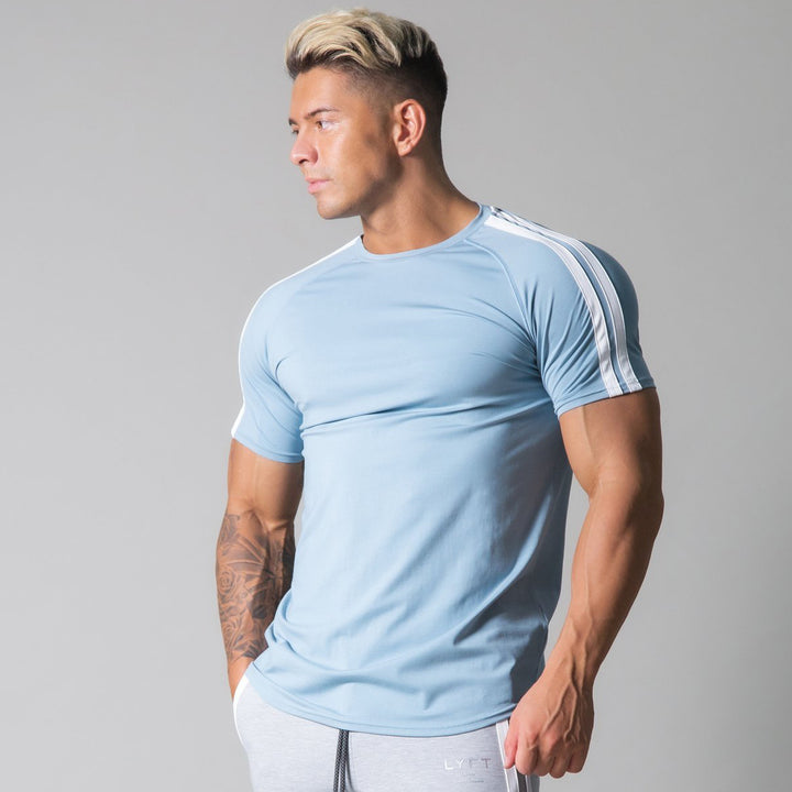 Men's Cotton Short Sleeve Set – Summer Sports & Leisure Style-HighTouch